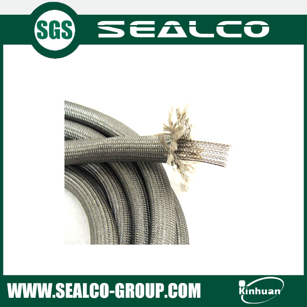 Steel mesh door seal rope