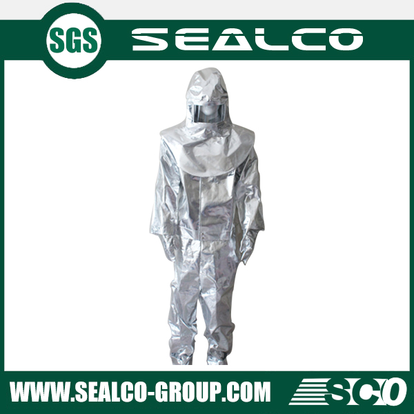 Aluminum foil fireproof clothing