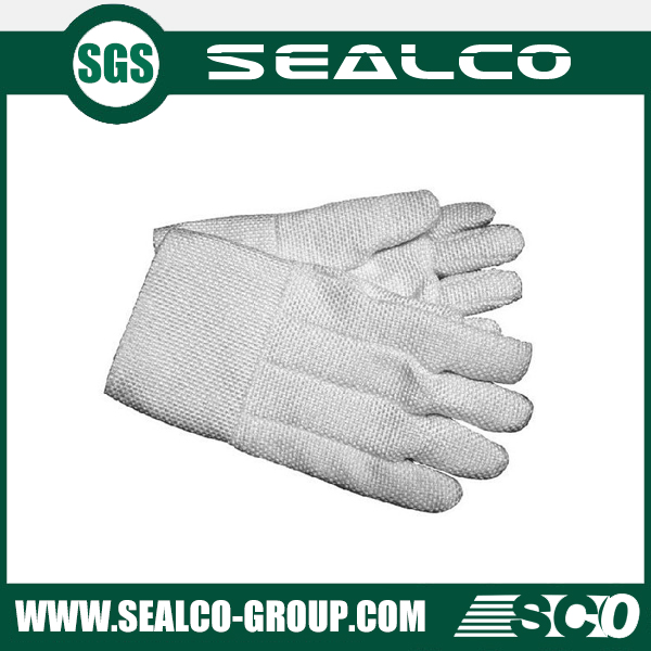 Glass fiber gloves